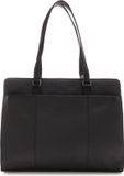 The Chesterfield Brand Laptoptas / Werktas - Dames - 15 inch - Leer - Waxed Pull Up - Zwart