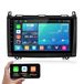 Awesafe Mercedes-Benz 9-inch autoradio met Carplay, navigatie, geschikt voor A-, B-klasse (modellen W169, W639, W245), Bluetooth, GPS, stuurwielbediening, RDS, USB en Linux-systeem