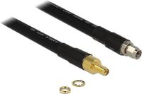 Delock RP-SMA (m) - RP-SMA (v) verlengkabel - CFD400/LLC400 - 50 Ohm / zwart - 2 meter