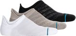 Stance Run Light Tab 3 Pack Sokken Zwart / Wit / Grijs