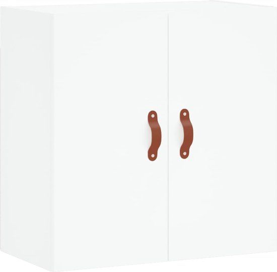 vidaXL Wandkast 60x31x60 cm bewerkt hout wit