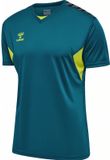 Hummel Authentic PL Jersey S/S Sport-T-shirt voor heren, korte mouwen, sportshirt voor heren, normale pasvorm, van 100% gerecycled polyester, ademend en sneldrogend