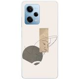 Sahara Bedrukt siliconen hoesje compatibel met Xiaomi Redmi Note 12 Pro 5G, Xiaomi Poco X5 Pro
