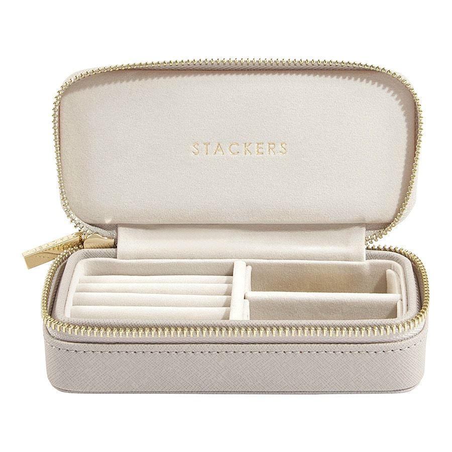 Stackers Mid-size Travel Box Taupe & Grey Sieradenkoffer - 5013648042498