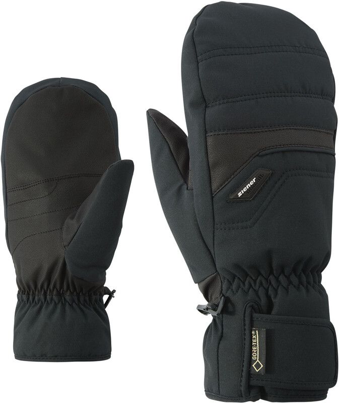 Ziener Glyndal GTX + Gore Plus Warm Alpine Ski Mittens - Black - Size 7 - 2022