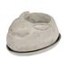 Creative Co-op Cement Konijn Vormige Planter Met Schotel