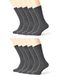DIM Ecodim Talon Renforcés X10 Chaussettes Homme (lot de 10)