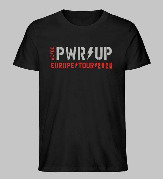 AC/DC PWR UP - Tourshirt 25 Heren T-shirt - Zwart - XL
