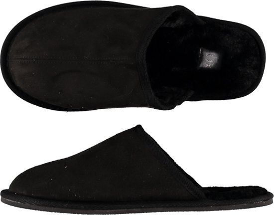 Apollo Pantoffels - Zwart - Maat 37/38