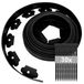 Bandes de bordure d'herbe flexibles 10m avec 30 piquets de fixation robustes