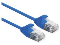 ROLINE 21.15.3940 câble réseau Bleu 0,15 m Cat6a U/UTP