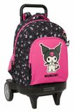 Kuromi Schoolrugzak Zwart Fuchsia 33 x 45 x 22 cm
