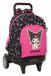Kuromi Schoolrugzak Zwart Fuchsia 33 x 45 x 22 cm