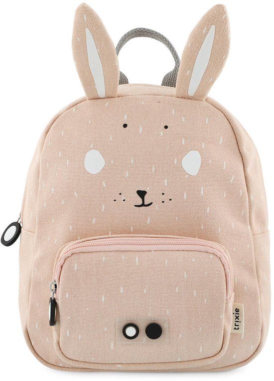 Trixie Mrs. Rabbit Rugzak - Roze - 5.25L - Katoen - Schooltas voor Kinderen