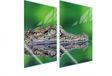 TMK ArtDeko Plaque de protection en verre pour cuisine, 2x35x52 cm, texture crocodile