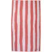 Tropesa Serviette de plage 160 x 90 cm, rayé crème/corail