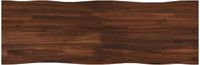 vidaXL Tafelblad Rechthoekig Donkerbruin 120 x 40 x 3 cm
