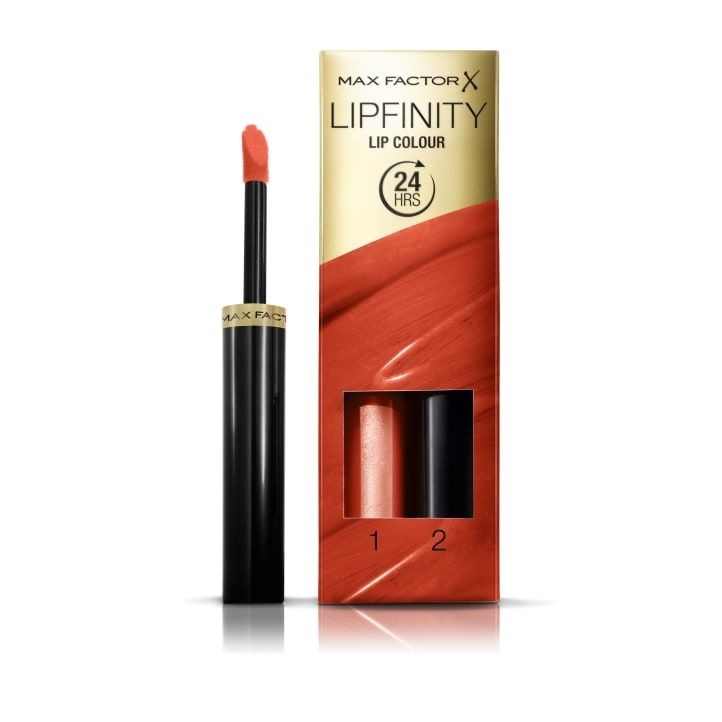 Max Factor Lipfinity Lip Colour - 140 Charming - Red - 1.9g