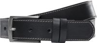 Babista Heren Leren Riem - 130 cm - Zwart