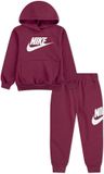 Nike Kids Club Fleece Set Paars 5-6 Years Jongens, Meisjes