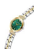 Guess Array Kwarts Analoog Horloge Zilverkleurig En Goudkleurig Kast Gemaakt Van 100% Roestvrij Staal En Een Armband Van 100% Roestvrij Staal 28 GW0762L6