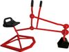 AXI Justin Pelle mécanique pour bac à sable – Rouge/noir – Pelle de jeu rotative à 360° – Pelle en acier pour Enfants – Jouet de bac à sable – Dès 3 ans