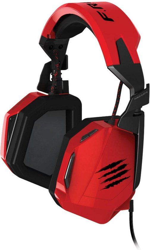 Mad Catz F.R.E.Q. 3 Gaming Headset Rood PC + Wii U