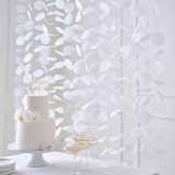 Ginger Ray 16 Strengen Wit Papier Disc Bruiloft Foto Achtergrond Opknoping Decoratie 1m