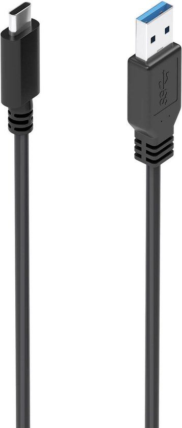 AISENS A107-0860 USB-C naar USB-C Kabel - 2m - Zwart