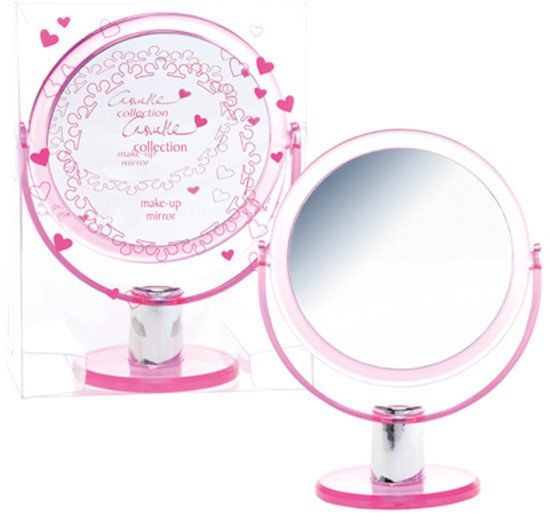 Casuelle Luxe Make-up spiegel - Rond - Roze