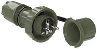 PC Electric 20051-u Stekker met randaarde ABS, PC 250 V Brons-groen (mat) IP66, IP68