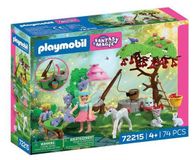 PLAYMOBIL Fantasie & Magie 72215, Betoverende tuin met een baby-eenhoorn, 74 onderdelen, vanaf 4 jaar