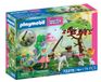 PLAYMOBIL Fantasie & Magie 72215, Betoverende tuin met een baby-eenhoorn, 74 onderdelen, vanaf 4 jaar