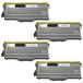 Brother Cartouches de toner TN2120 Lot - 4 pièces - Noir