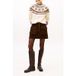 Tommy Hilfiger Souple Laine Col Rond Ample Placé Fairisle Beige