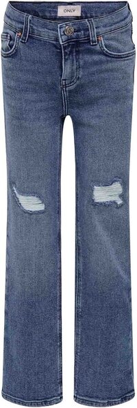 ONLY KOGJUICY WIDE LEG DEST DNM CRO557 Meisjes Jeans - Light Blue Denim - Maat 164