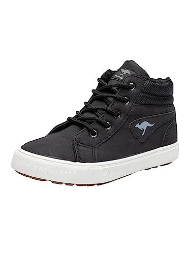 KangaROOS Kavu I Sneakers - Jongens - Jet Black White - Maat 30