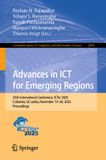 Advances Springer Nature Communications in Computer and Information Science 2844 - Advances in ICT for Emerging Regions
