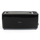 JATA JETT1579 Broodrooster met brede hals, 40 mm, voor alle soorten brood, automatische broodcentrering, elektronische toastkeuze, 6 standen, ontdooi- en warmhoudfunctie