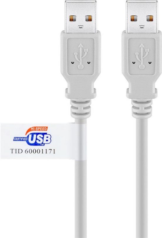 Goobay USB 2.0 Cable - 2m - USB A - Grey