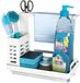 Unyqoos® Organisateur d'évier en Acier inoxydable avec Rangement multifonctionnel pour cuisine et salle de bain