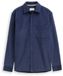 Tom Tailor - Chemise en velours côtelé coupe confort avec poche poitrine - Taille XXL - bleu océan