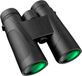 Jumelles 25x42 BAK4 prisma FMC coating Étanche Antibuée Observation d'oiseaux Compact Brun
