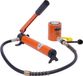 Pompe hydraulique manuelle avec vérin - BSC-20 + CP-180 - 20 tonnes - 70 MPa - Réservoir d'huile 350 ml - Acier - Orange