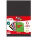 Fixo Kids rubberen folie EVA, eenkleurig, zwart, 40 x 60 cm, 10 stuks