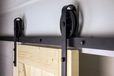 Schuifdeursysteem mit Schienen und großen Rädern 200 cm