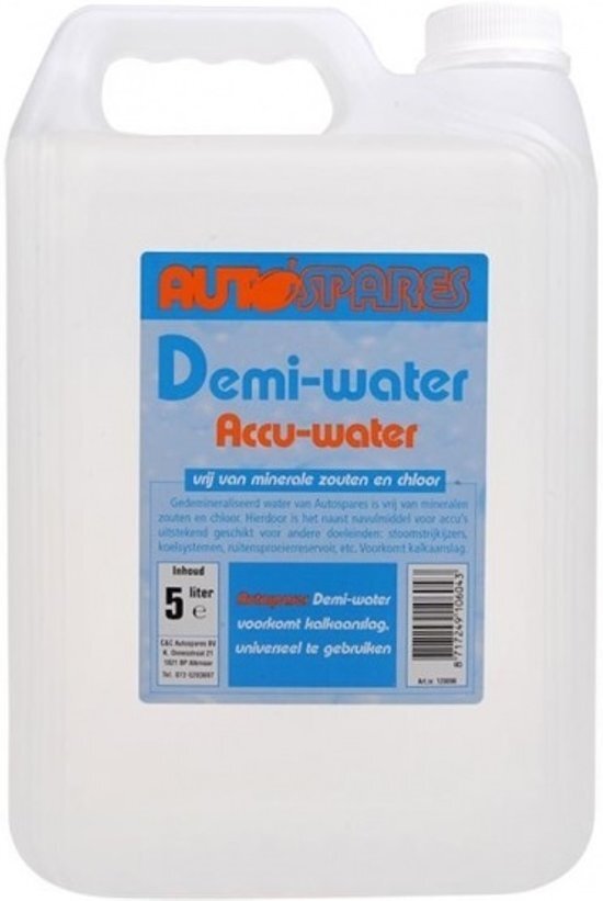 Autospares Demi-water 5 Liter