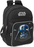 Star Wars Rebellion Schoolrugzak voor kinderen, ideaal voor kinderen van verschillende leeftijden, comfortabel en veelzijdig, kwaliteit en duurzaamheid, 32 x 15 x 42 cm, Zwart, M, Casual