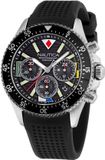 Nautica Wesport NAPWPS301 Herenhorloge Zwart Siliconen Band 44mm