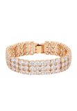 Gaya Leo E-Commerce Ltd. Gaya Bracelet 17 cm Rose Gold White Crystal